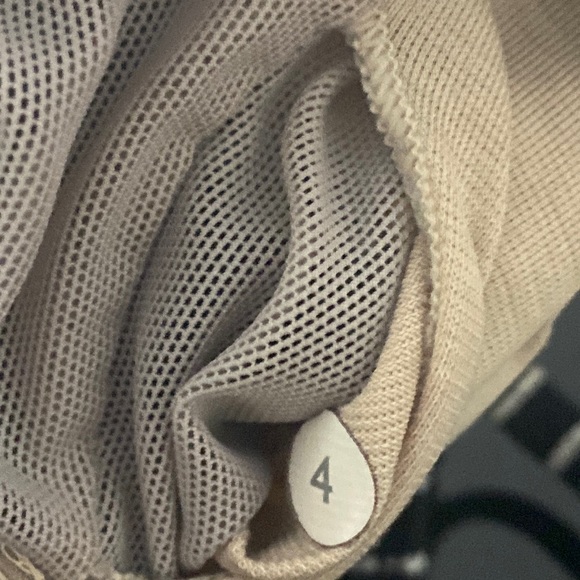 LULULEMON Lulu Women's Power Y TANK TOP Black White Striped Built in Bra - Picture 4 of 4